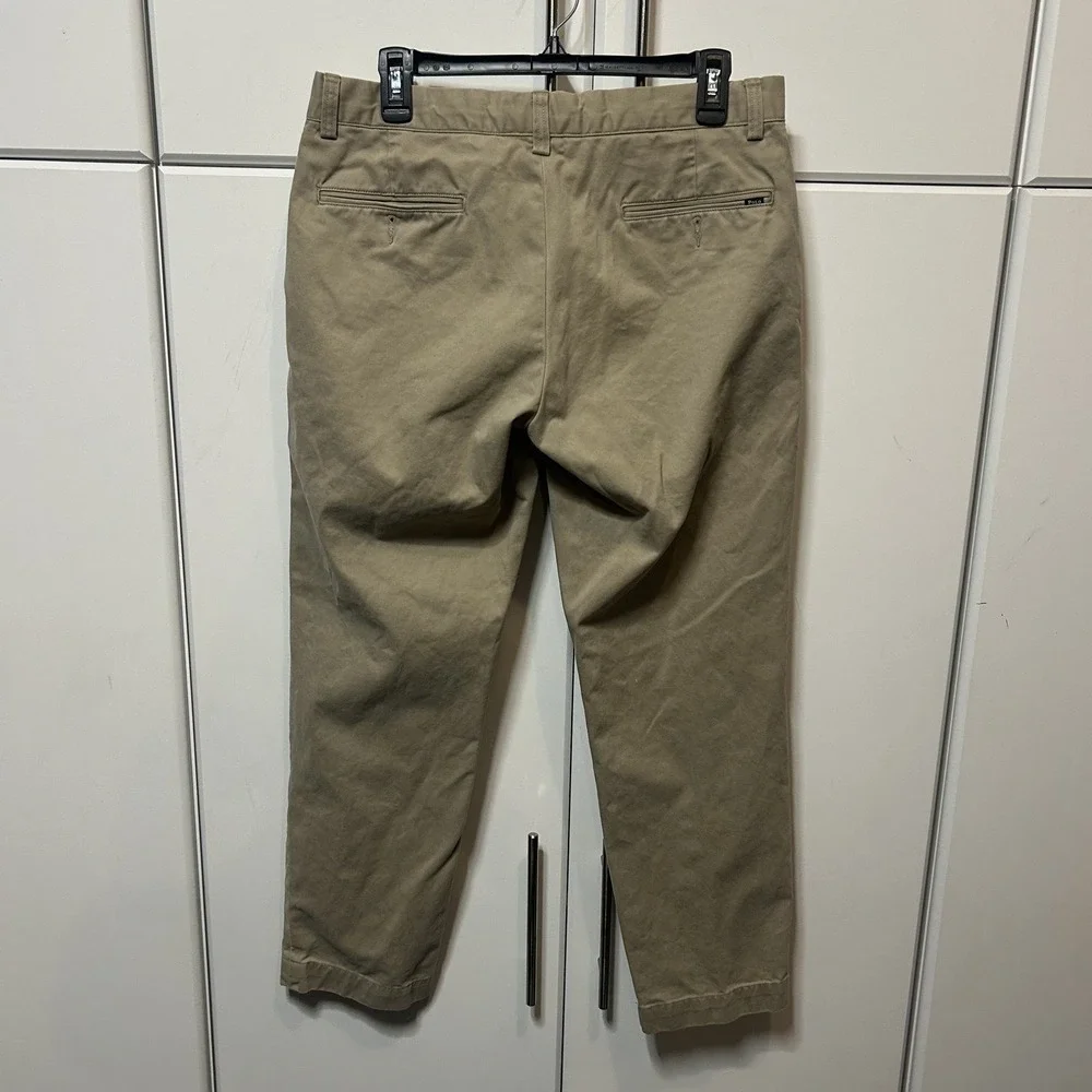 Polo Ralph Lauren Mens Slim Fit Khaki Chino Pants Tan 32/30 Cotton Trousers